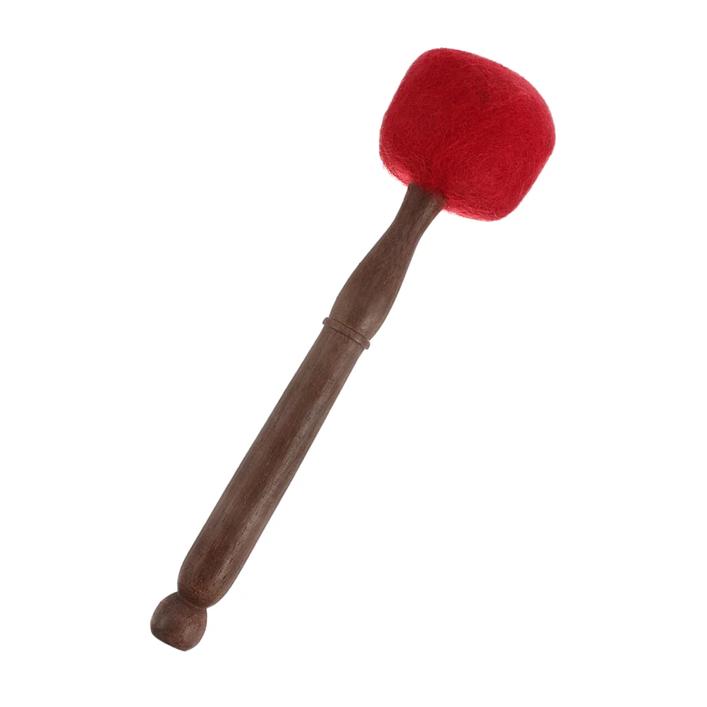 

Buddha Sound Bowl Knocking Stick Mallet Music Parts Red Wooden Singing for