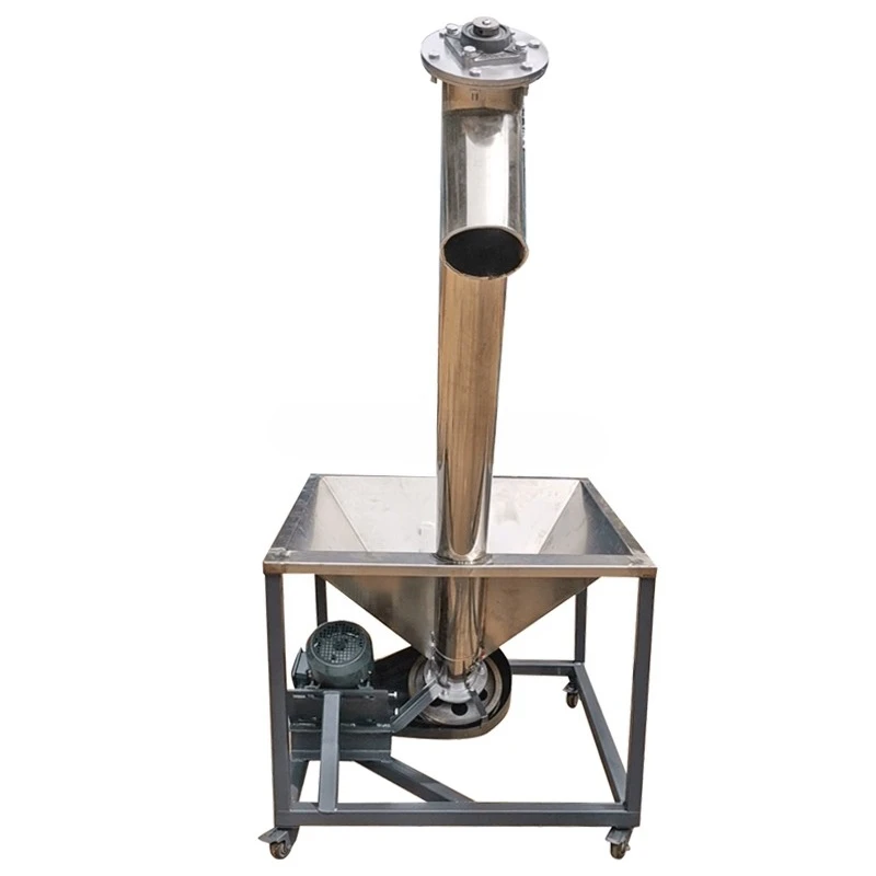 Grain suction machine Spiral flexible circular hopper Powder spiral feeder Conveyor
