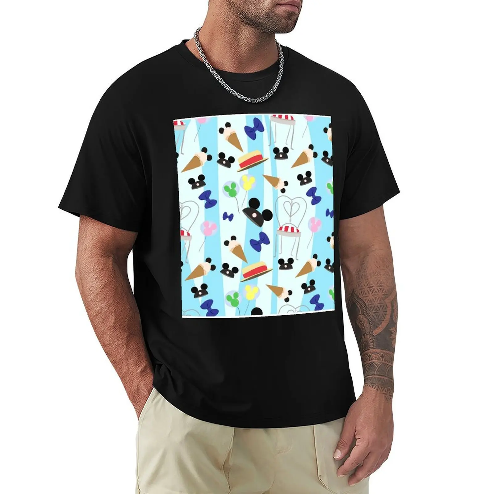 

Main Street USA T-Shirt anime figures plus size clothes clothing for men