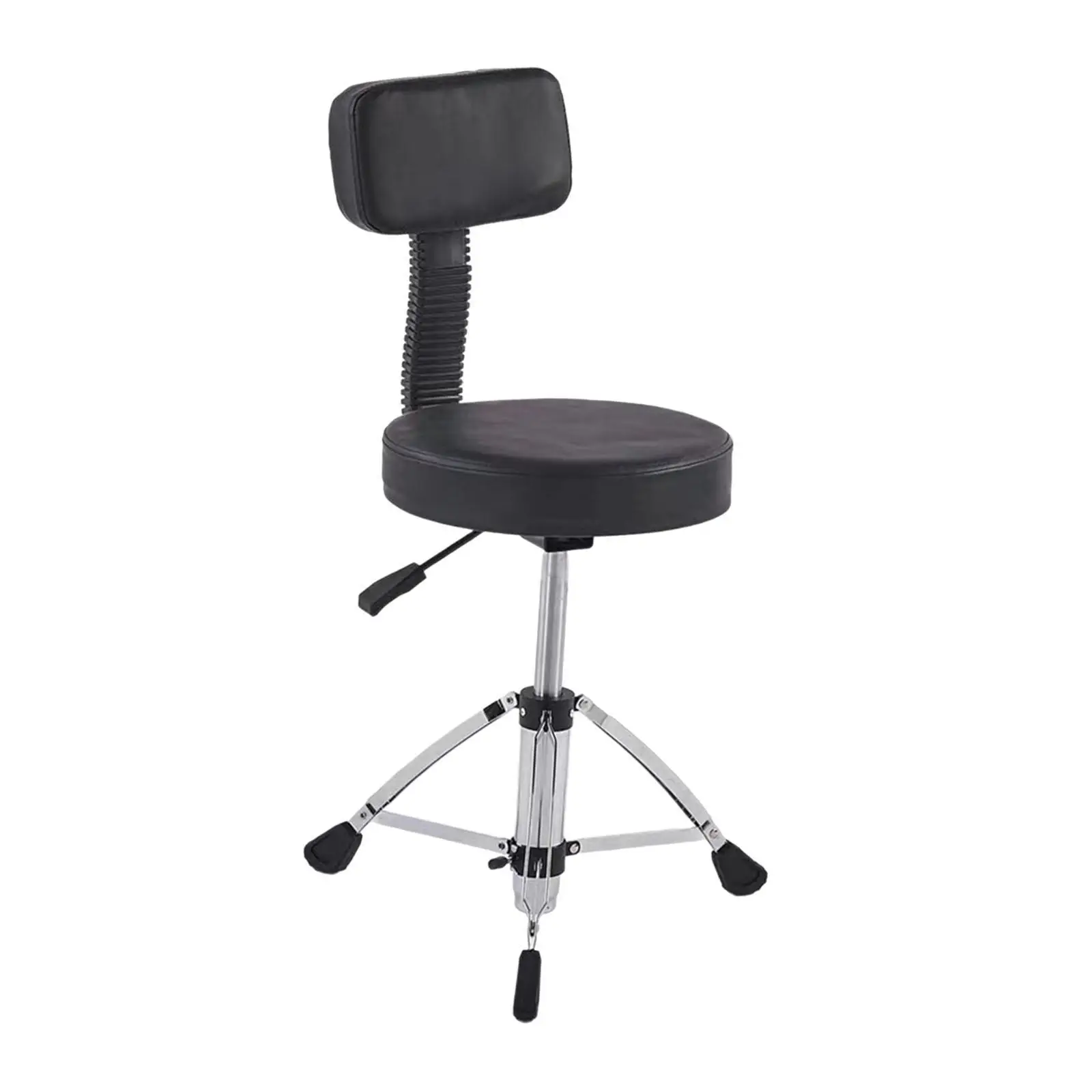 Drum Throne with Backrest Heavy Duty Height Adjustable with Anti Slip Feet Motorcycle Style Portable Drum Stool Drum Chair