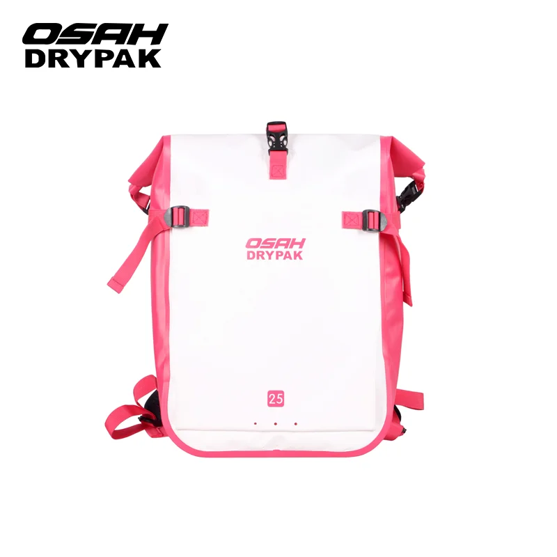 

OSAH Pink Multifunctional Backpack For Outdoor Sports Travel 25L Large Capacity Waterproof Diving Pack Motorcyle Cycling Bag