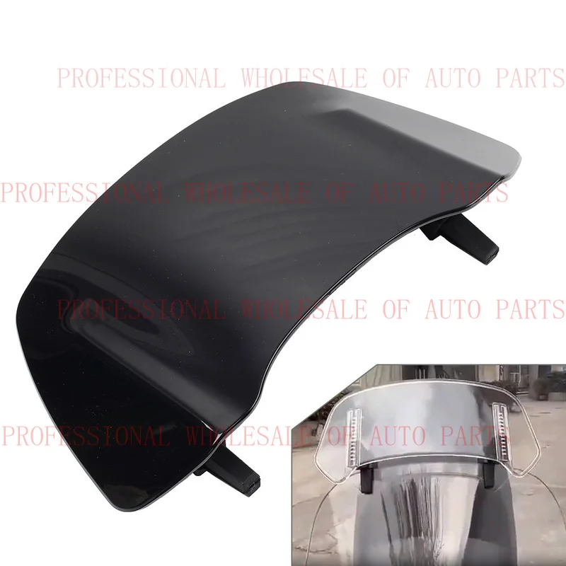 V+ V+ Windshield Extension for Motorcycle, Adjustable Clip-On Spoiler
