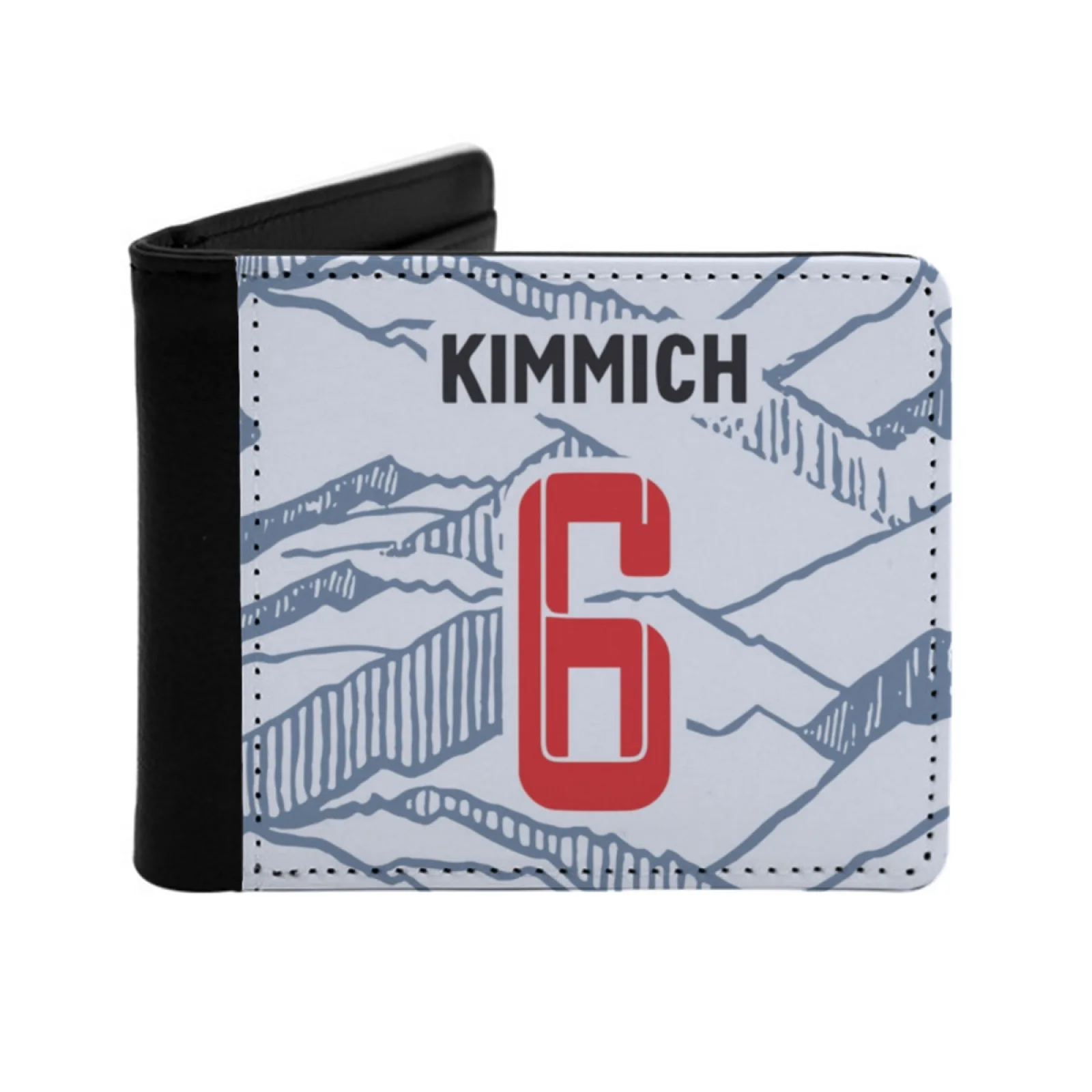 Joshua Kimmich 21 Men Wallets Card Man Wallet Short Purse Bi-Fold Personalized Purses 2021 2022 Magnet Personalized Print