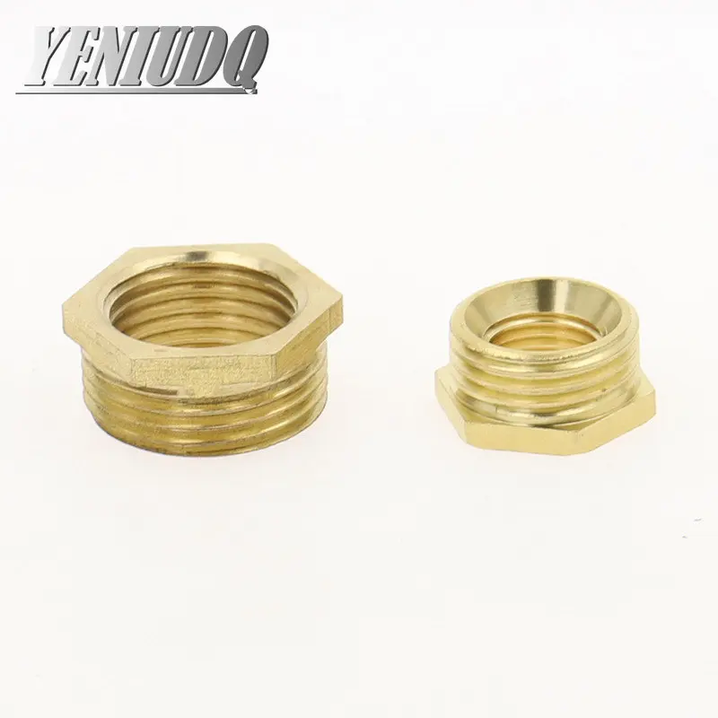 Brass Adapter Fitting BSP Reducing Hexagon Bush Bushing Male to Female Connector Fuel Water Gas Oil 1/8" 1/4" 3/8" 1/2" 3/4" 1" image 4