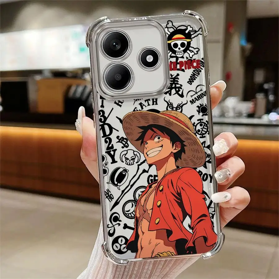 Weiche Handyhülle für Redmi Note 11s 9S 10 Lite 14 Pro Plus 11 12 13 10s Cool Ones Pieces Ruffy