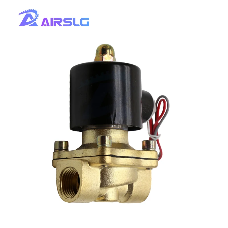 

Electric water Solenoid Valve DN8 DN10 DN15 DN20 DN25 1/4 3/8 1/2 3/4 1inch 12V 24V 220V valve normally closed for Water Oil Air