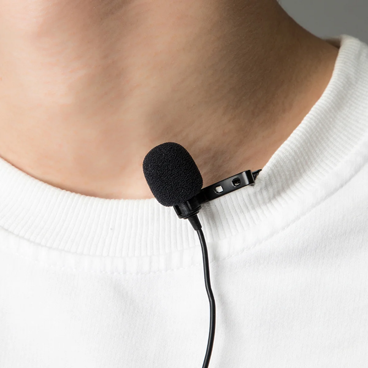 

12Pcs Metal Microphone Clip Black High Elastic Lapel Lavalier Clamp for Online Karaoke Voice Recording Video Conference Phone