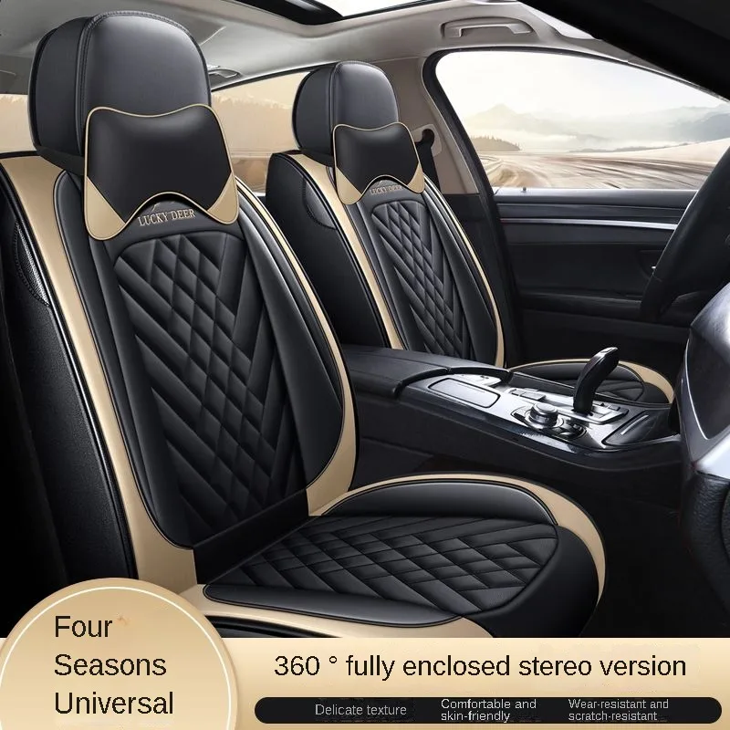 

BHUAN Car Seat Cover Leather For Chevrolet Captiva Sonic Sail Spark Blazer epica Cavalier Trax Aveo Camaro Equinox Cruze