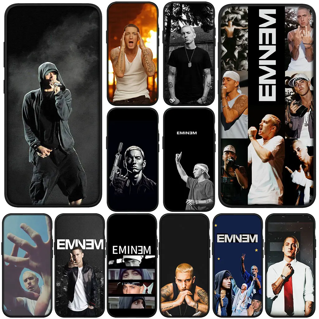 Чехол для телефона Xiaomi Redmi Note 12 10 11 9 8 Pro 10C 12C 8T 9A Note11 Note12 5G 4G Чехол Hop Rapper Eminems Мягкий корпус