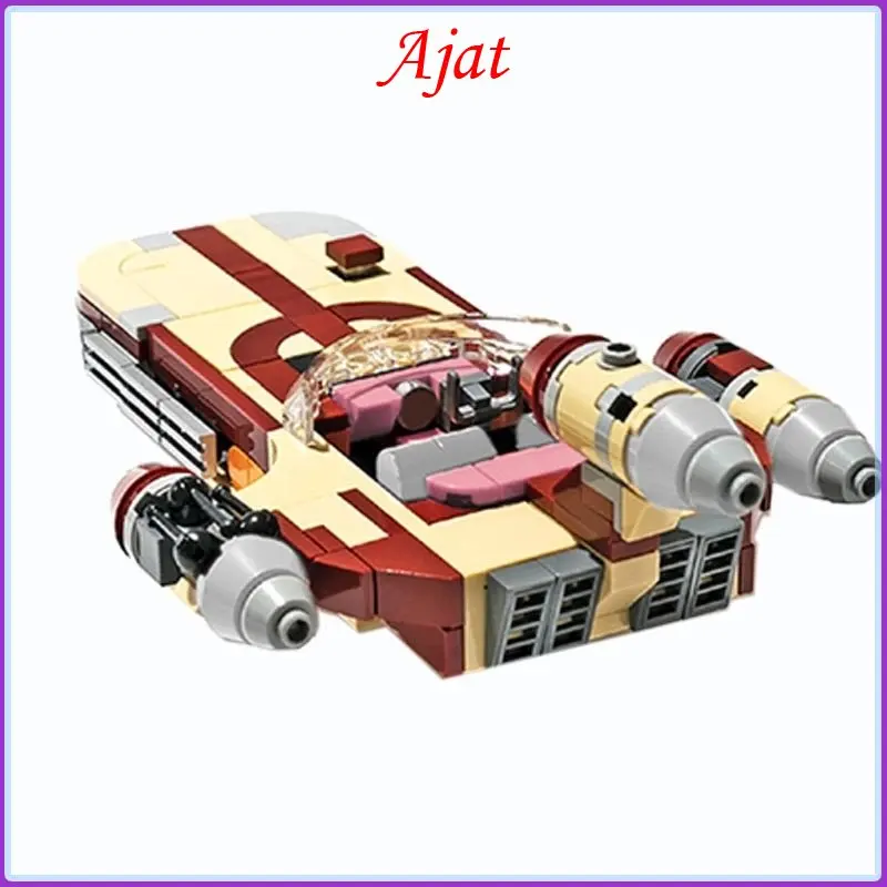 2023 Bricklink Star Movie Figures Luke X-34 SoroSuub Landspeeder Speeder 8092 Antigravity Car Aircraft Building Blocks Toys