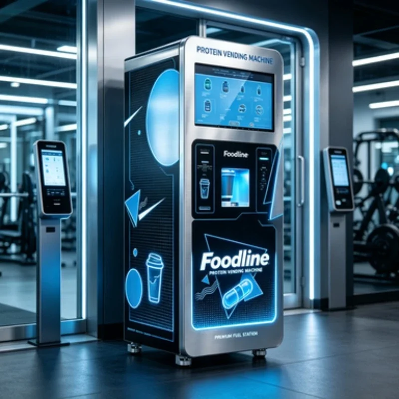 FL Outdoor Smart Protein Beverages Vending Gym Protein Shakes Vending Machine Cold Drink Vendor Machine