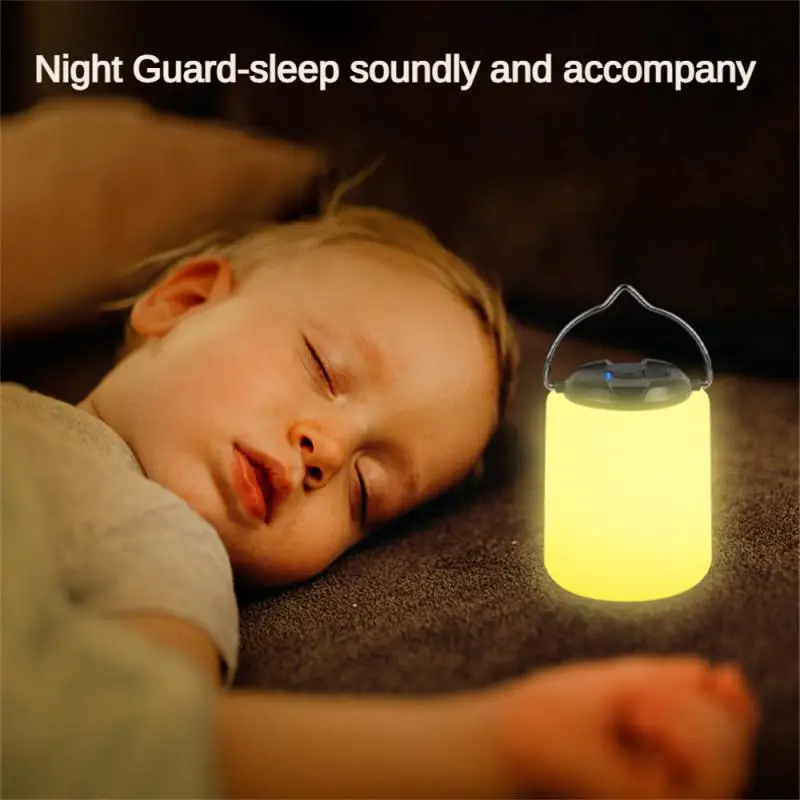 

Camping Night Light Portable Healthy No Screen Flicker Long-lasting Battery Life Third Gear Dimmable Led Night Light Can Be Hung