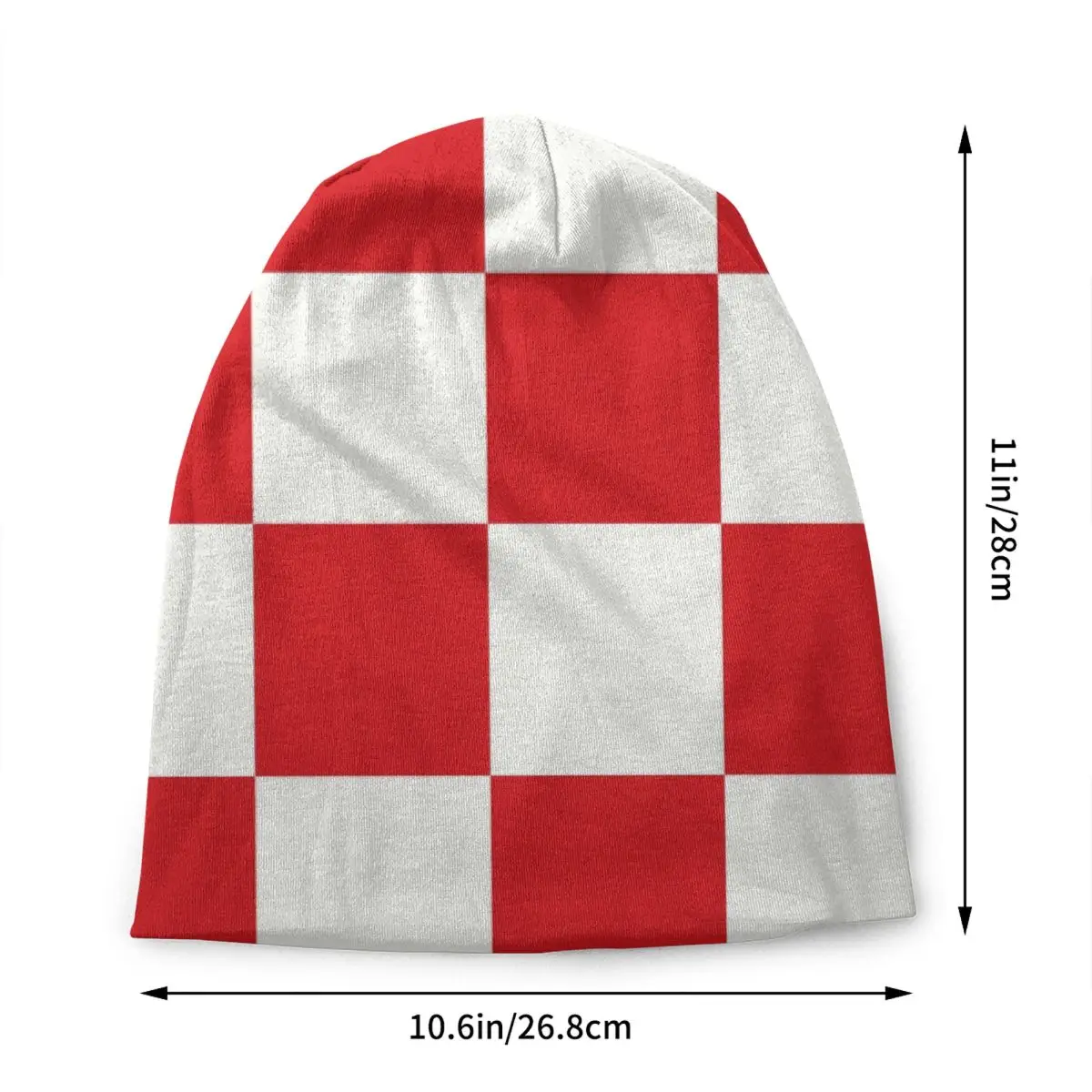 North Brabant Flag Skullies Beanies Caps Unisex Winter Warm Knitted Hat Adult Netherlands Province Bonnet Hats Outdoor Ski Cap