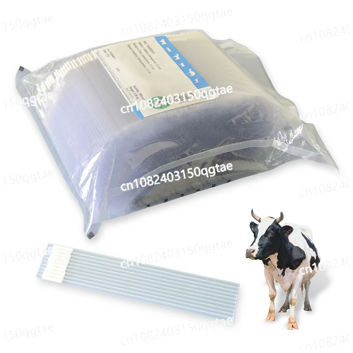 2500 Pcs Cattle Frozen Semen Fine Tube Bovine Frozen Seminal Tube Cow Artificial Insemination Freezes Fine Tube Farm Equipment