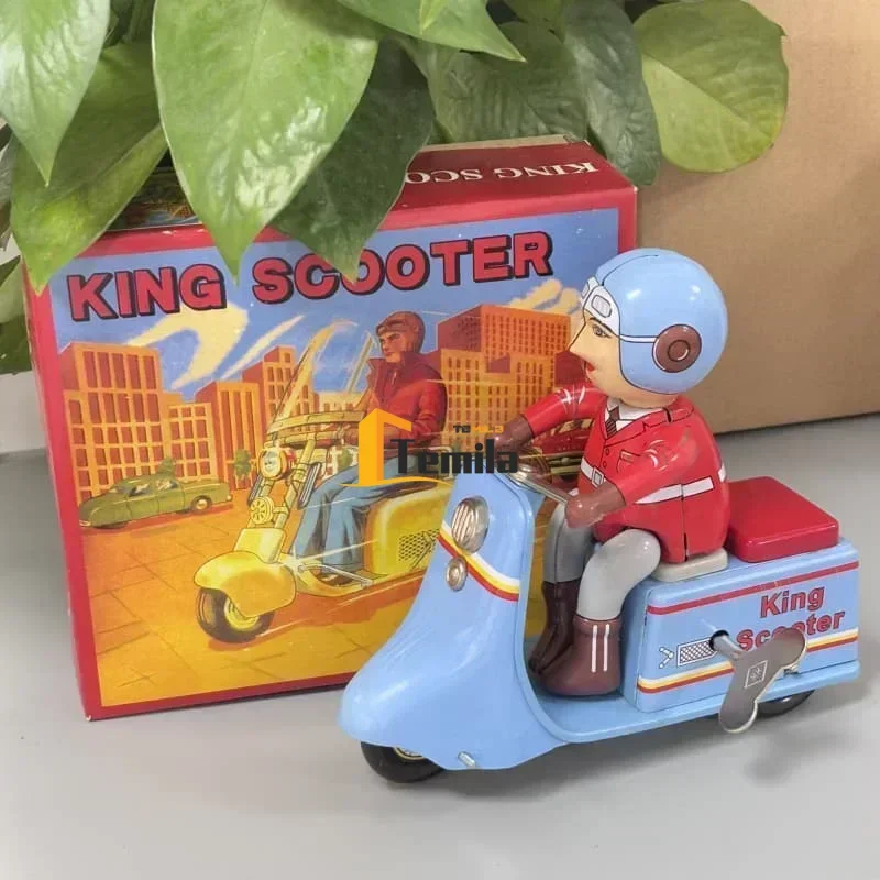 Giocattoli a carica Ornamenti creativi Giocattoli di latta Pedali Moto Temi nostalgici Ristorante Bar Regali di compleanno personalizzati