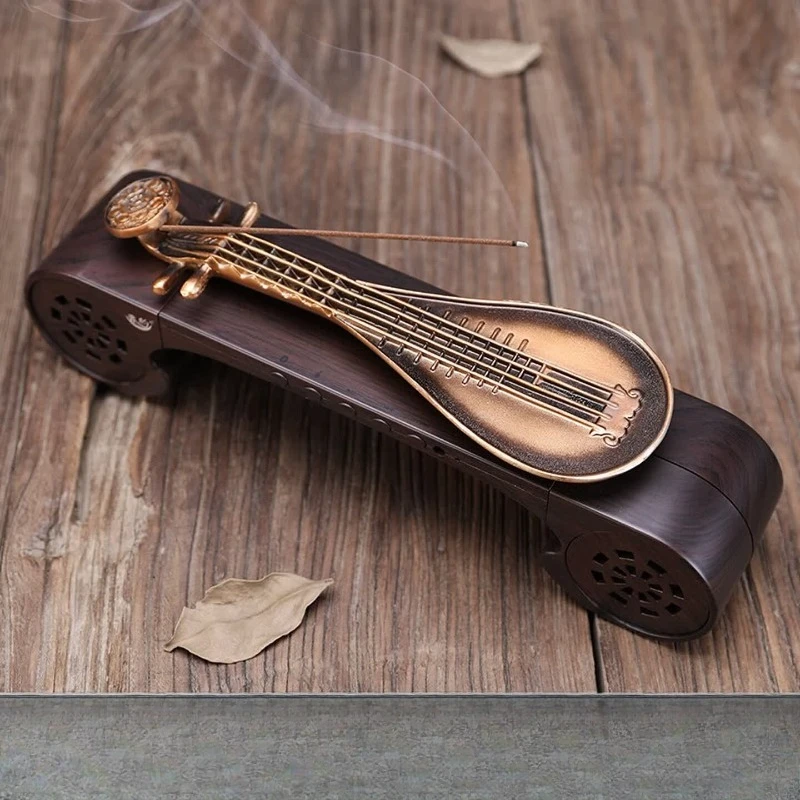 Classical music burner  road guqin lying  burner incense burner with Bluetooth stereo, tea ceremony