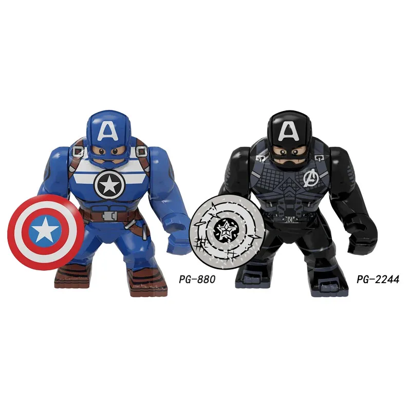 Marvel Mini Building Block Figuras, Action Figure, Super Herói, DIY, Brinquedo, Presente das Crianças, Conjunto de 2 peças