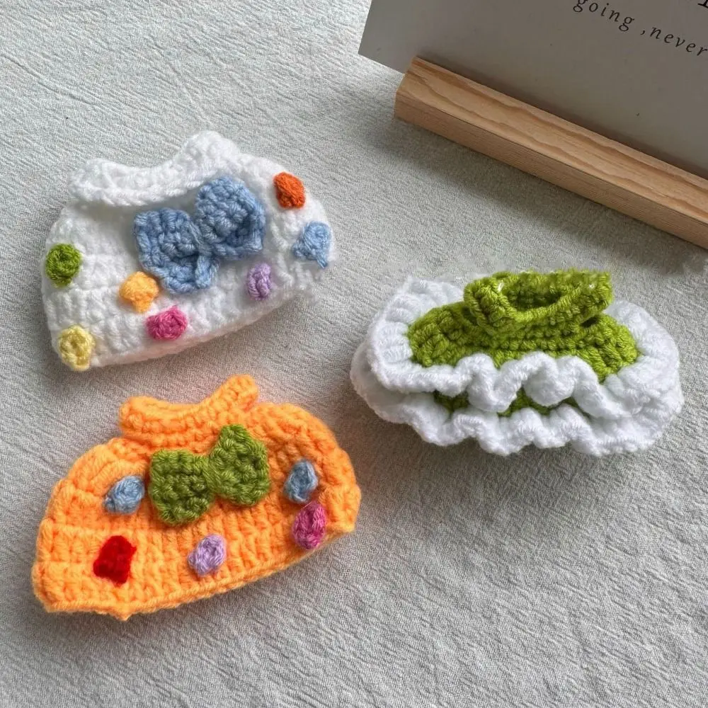 أميرة جميلة لطيفة محبوكة ، دمية كرتونية قطيفة ، تنورة ، إكسسوارات ملابس تصنعها بنفسك ، فستان 10 ، الموضة