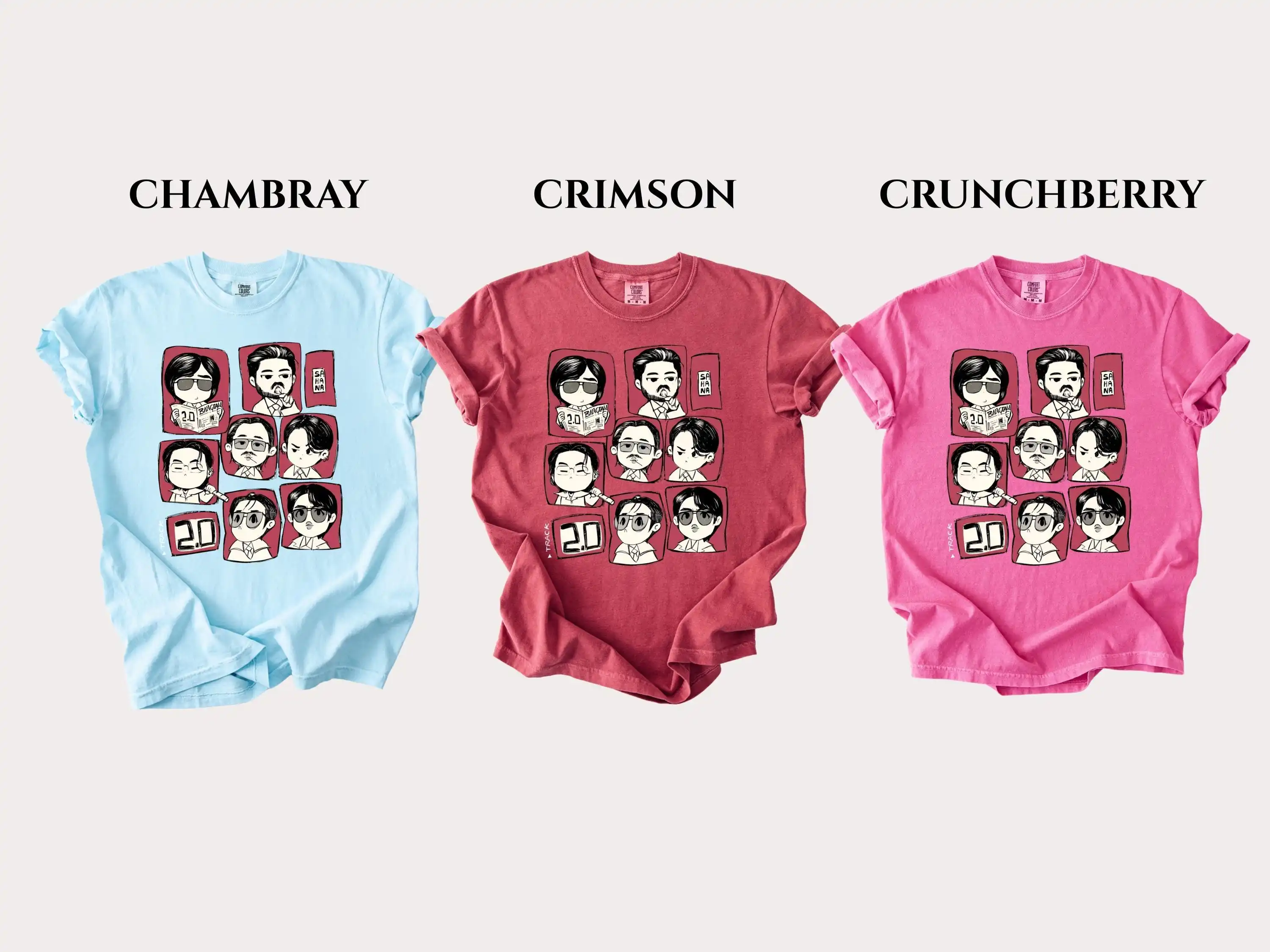 Arirang 2.0 Kpop Shirt - Cute Graphic Group Tshirt - Music Fan Inspired - K-pop Aesthetic Clothing Top