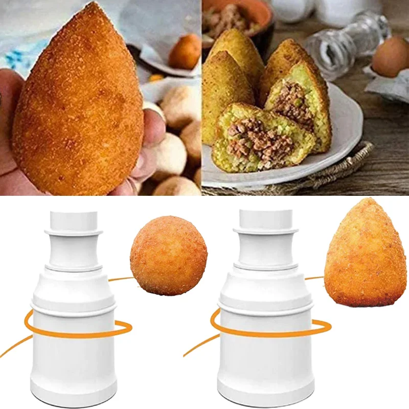 Herramienta de Sushi DIY hecha a mano Bento bola de arroz molde de plástico comida italiana casera molde de bola de carne accesorios de cocina ﻿