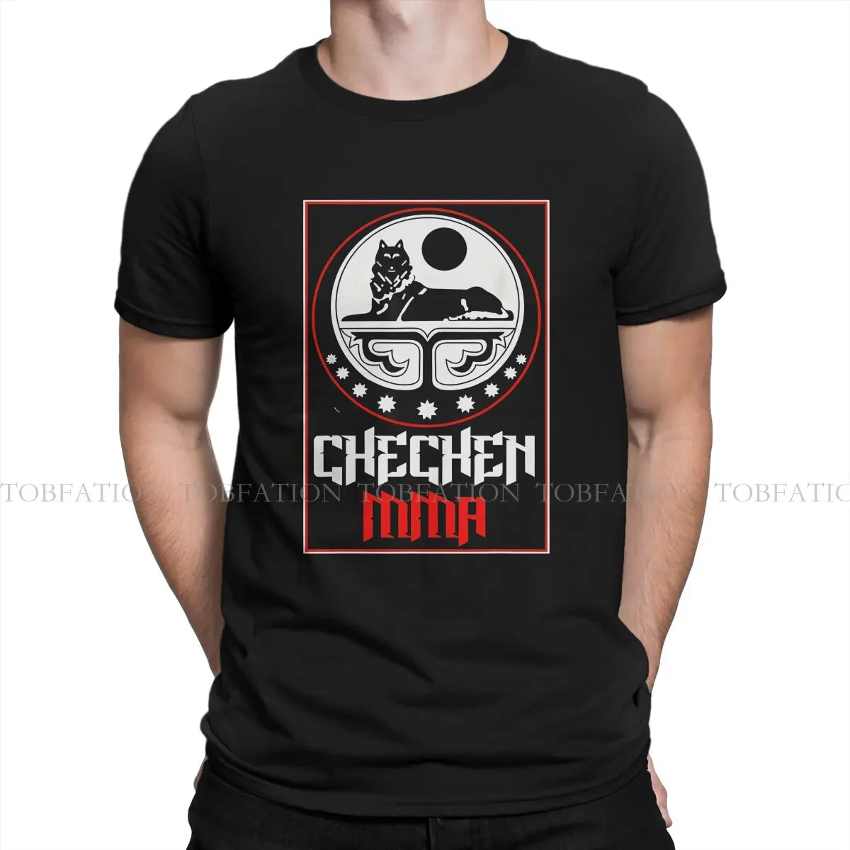 CHECHNYA Chechen 100% Cotton TShirts Chechen Mma Chechnya Fight Personalize Men's T Shirt Funny Clothing Size S-6XL