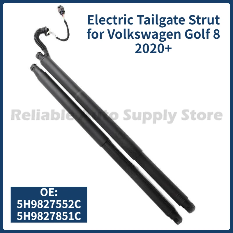 

OE 5H9827552C 5H9827851C Trunk Electric Tailgate Support Rod for Volkswagen Golf 8 2020+