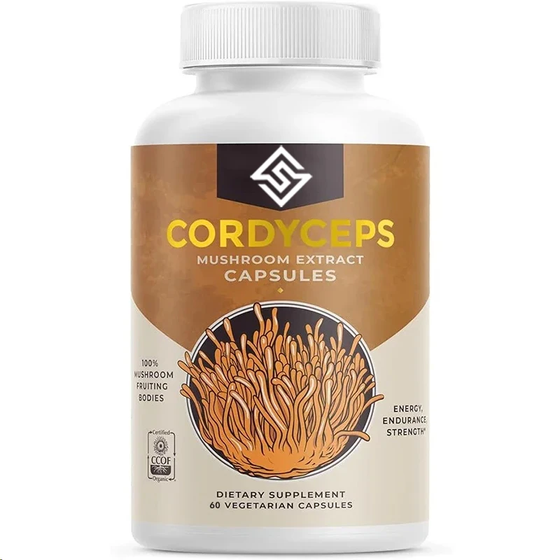 

Капсулы Cordyceps Sinensis — экстракт грибов, 60 вегетарианских капсул