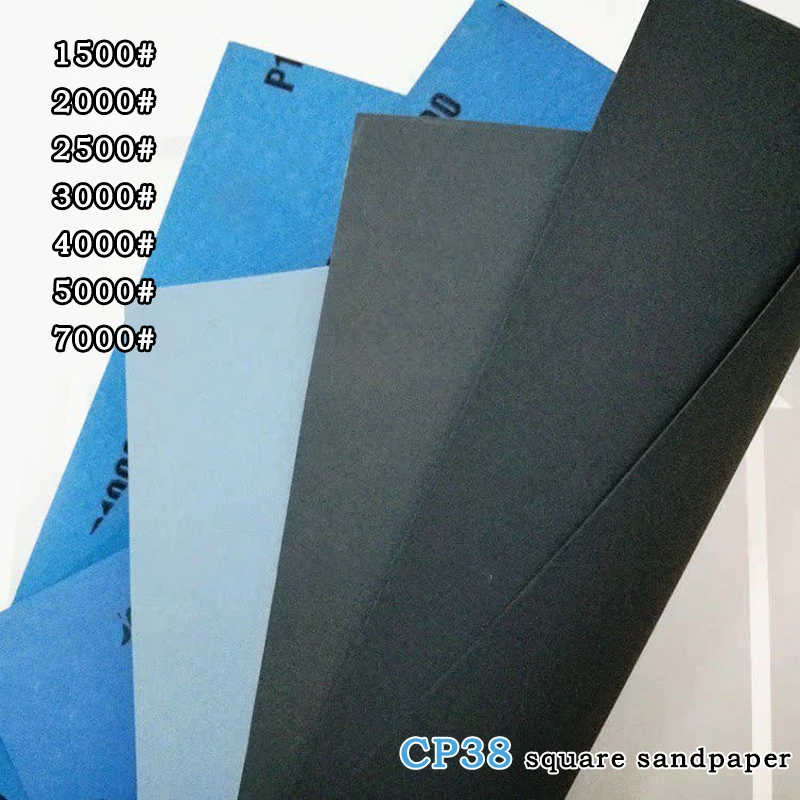 1/2/5/10/20P 230mmx280mm 1500 2000 2500 3000 4000 5000 7000 Grit RIKEN SandPapers Wet And Dry Polishing Sanding Wet/dry Abrasive