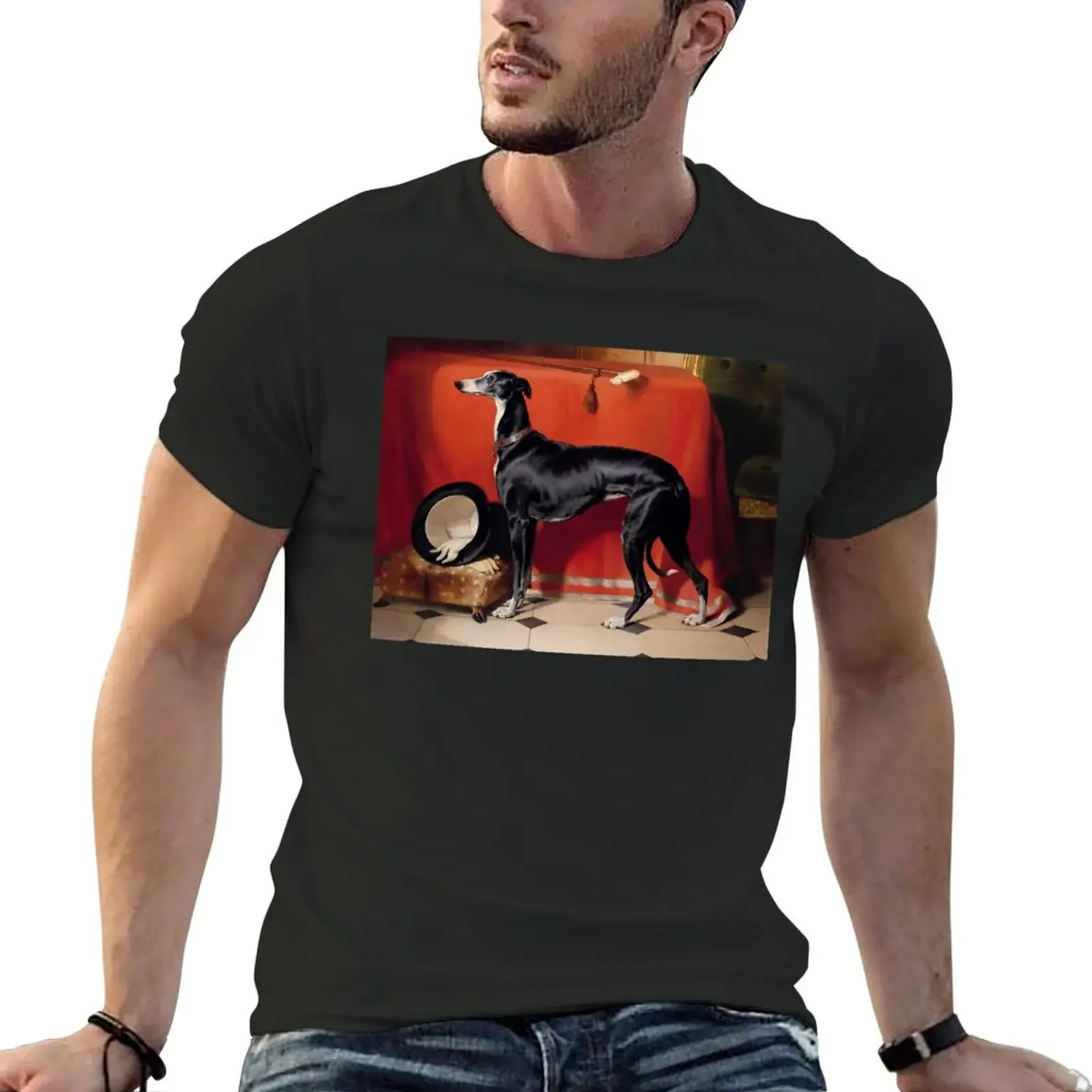 Eos, A Favorite Greyhound of Prince Albert T-Shirt sports fans customs quick drying tshirts for men