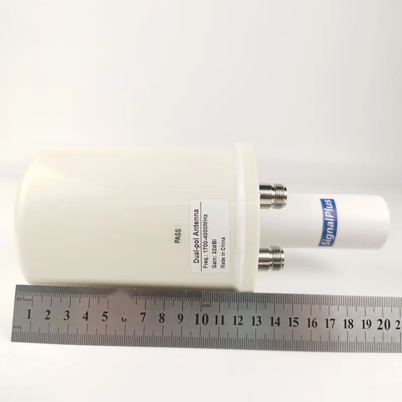 Latest 5G MIMO Antenna Feed 1700-4000MHz 4G 5G LTE External Outdoor Antenna F Female TS9 Cable Adapter 2X32dBi HuaWei ZTE