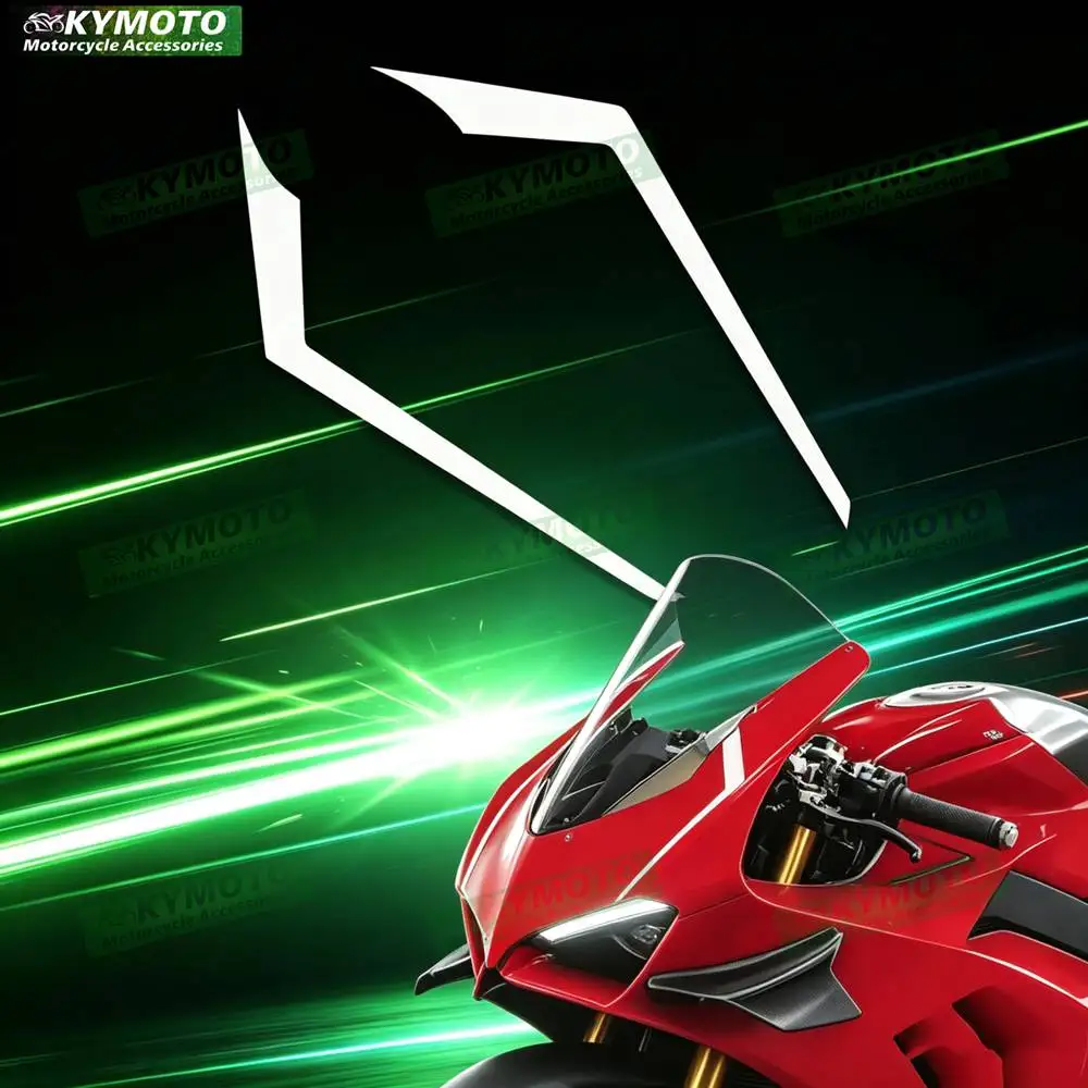 Reflective motorcycle stickers for Panigale V4 V4R V4S V4SP front fuel tank cap fairing accessories decals and decorations