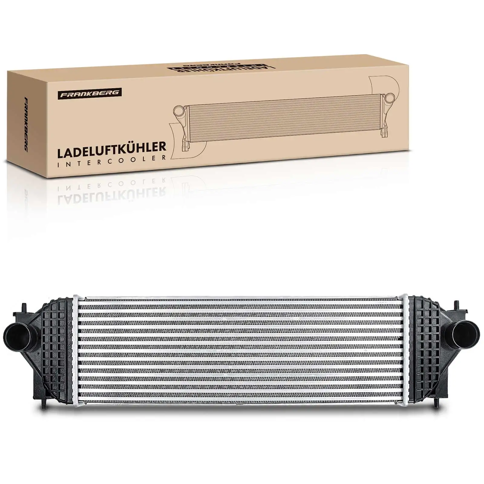Frankberg 1x Charge Air koeler Turbo koeler voor Suzuki Grand Vitara II JT TD TE 2005-2015 1.9L 1362067J00 96525 1362067J02 59242