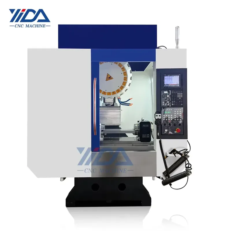 Small T600 Vertical 3-axis CNC Milling Machine with BT30 Spindle for CNC Drilling and Tapping in Metalworking