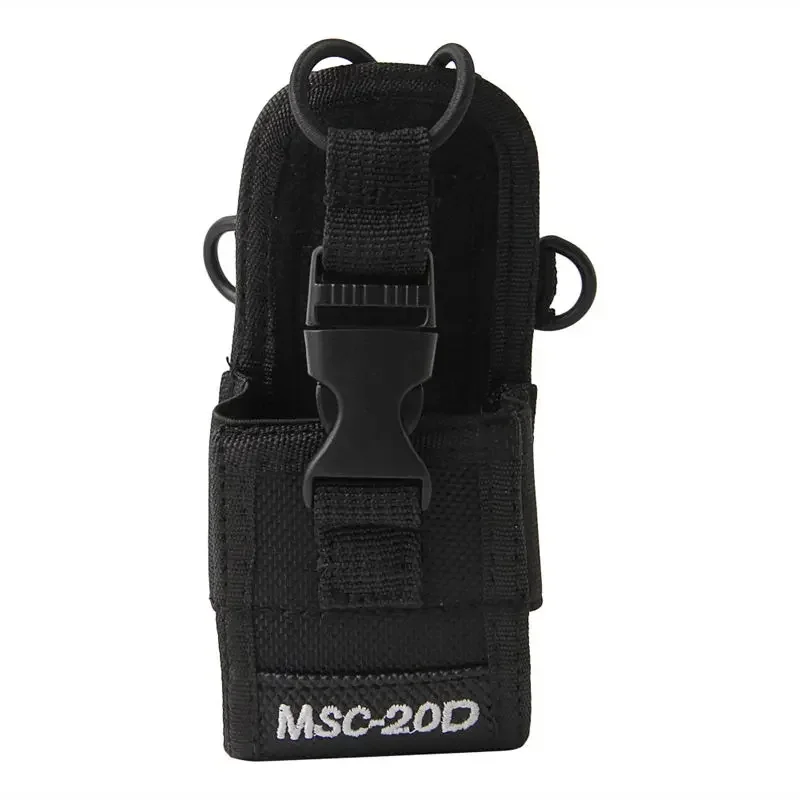 2PCS MSC-20D Walkie-Talkie Nylon Pouch Bag Holster Carry Cover Case for Kenwood BaoFeng UV-5R UV-9R Plus Motorola GP3188 Radio