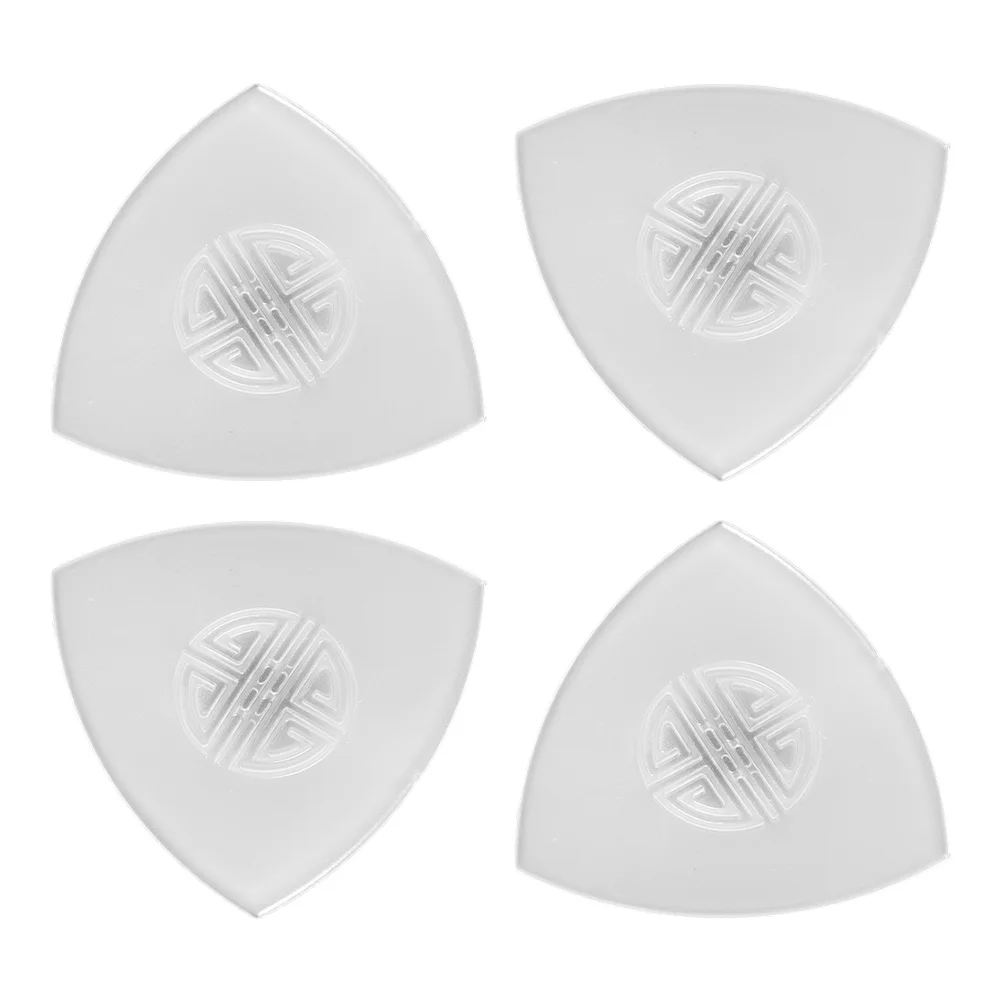 

4 Pcs Ruan Pick Nylon Liuqin Accessory Plectrum for Zhongruan Acoustic Guitar Picks Ukulele