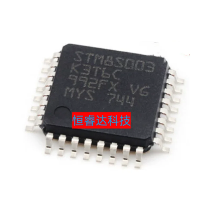 10pcs/lot New Original STM8S003K3T6C LQFP32 8-bit microcontroller single chip IC STM8S003 MCU 16 MHZ / 8 KB flash memory IC