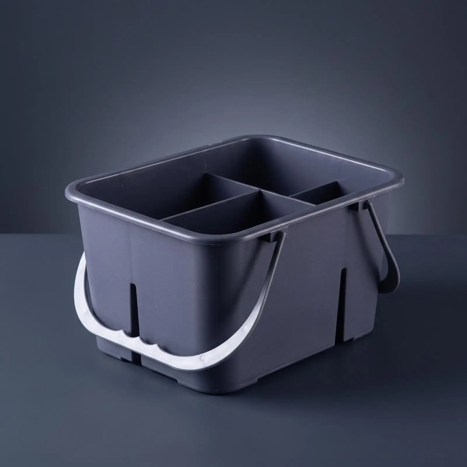 Portable Cleaning Caddy Organizer Basket for Household Supplies and Janitorial Tote