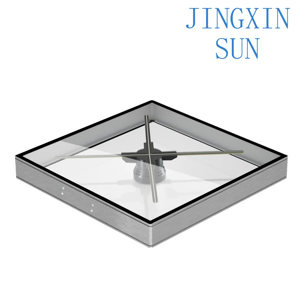 65Cm rotating naked eye three-dimensional suspension aerial imaging aluminum alloy fan screen wifi projector 3d