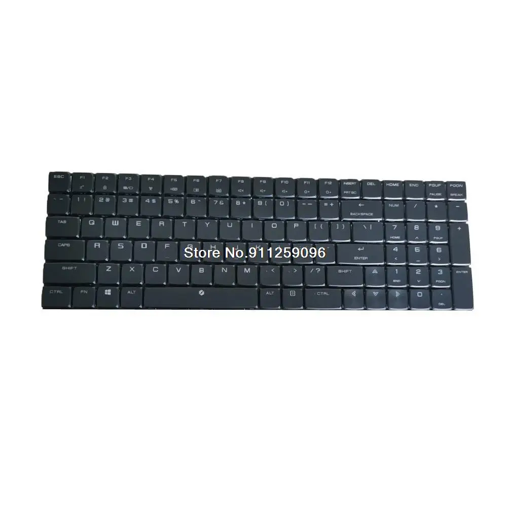 

Laptop Keyboard For Illegear Onyx English US Black New