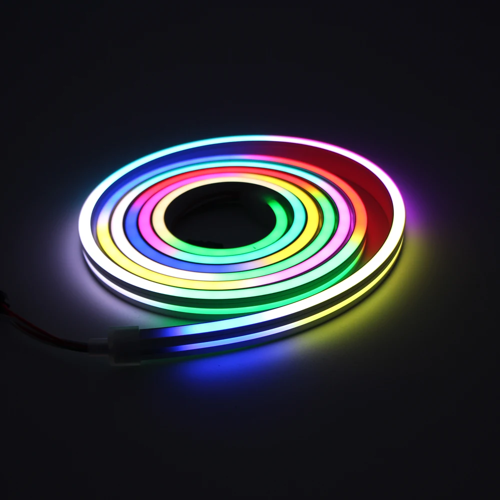 WS2812B ws2811 IC ARGB LED Strip Neon Light Individually Addressable Full Color Neon Rope LAMP Waterproof LED Tape 0.5-5m 12v