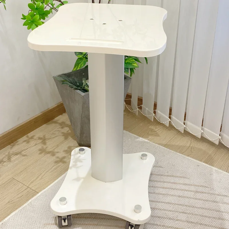 Troli Peralatan Putar Instrumen Kecantikan Rak Dasar Troli Gelembung Kecil Sederhana Bermutu Tinggi Furnitur Komersial Sub Salon