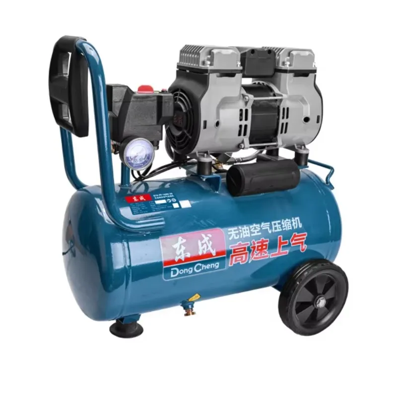 

Dongcheng Oil-Free Air Pump High-Quality Portable Piston Air Compressor 40L for Woodwork Nailing Auto Repair