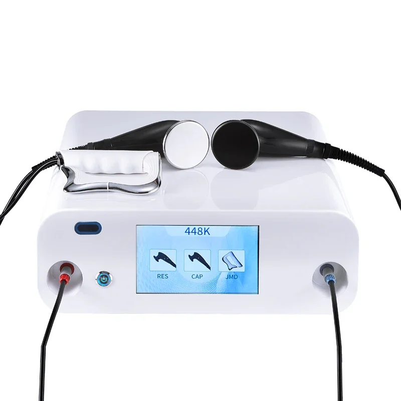 Portable 448KHZ RF Tecar Therapy RET CET Diathermy Body Sliming Machine Pain Relief Skin Tightening INDIBA Deep Care