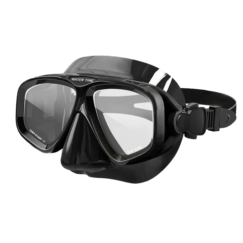 

Diving goggles Adult men's and women's nose protection Anti-choking swimming Snorkeling mask Free diving training equipment