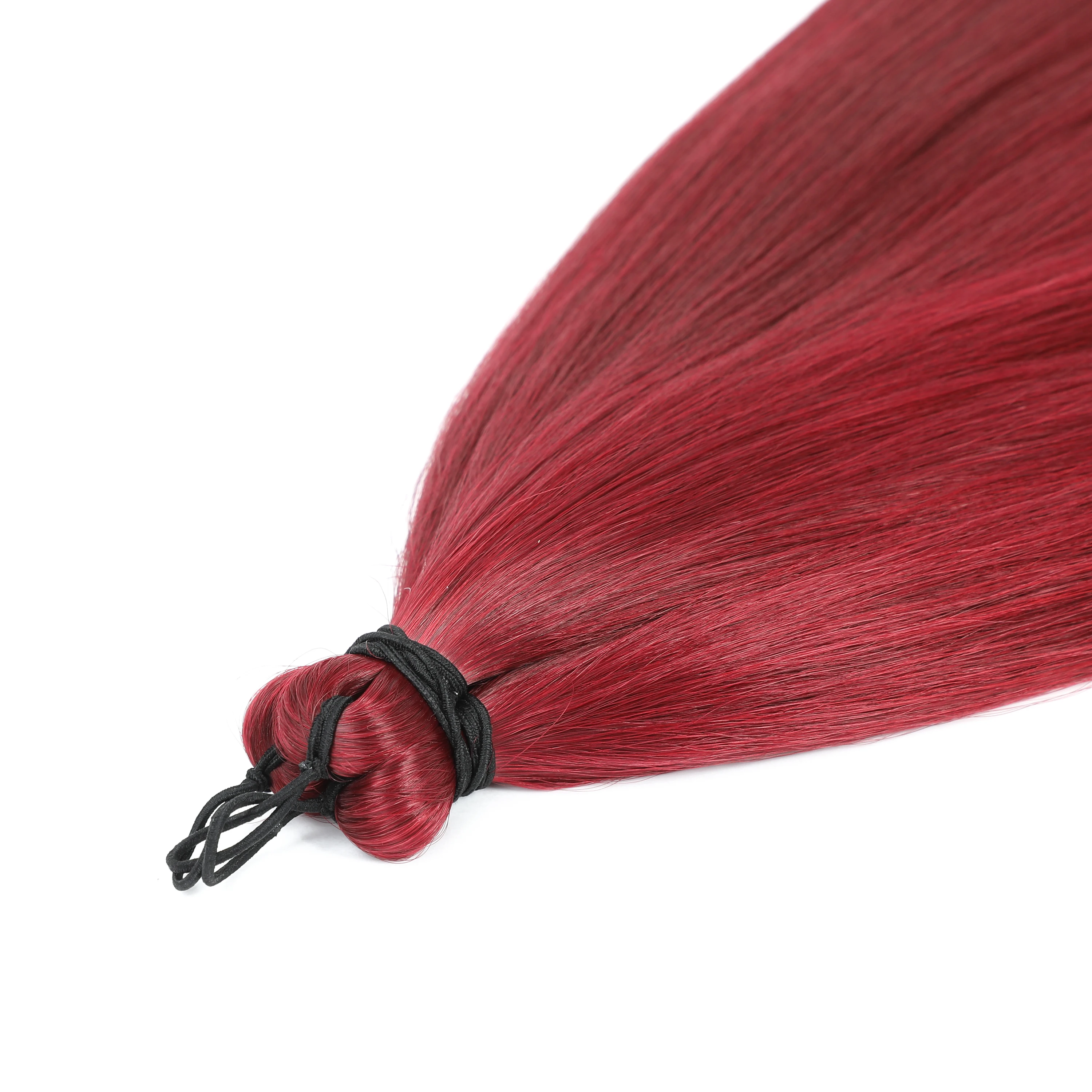 Bug Straight Crochet Hair Extensions 300g Bio Synthetic Braiding  Ponytail Hair Colorful Blue Blonde Soft Crochet Hair Bundles