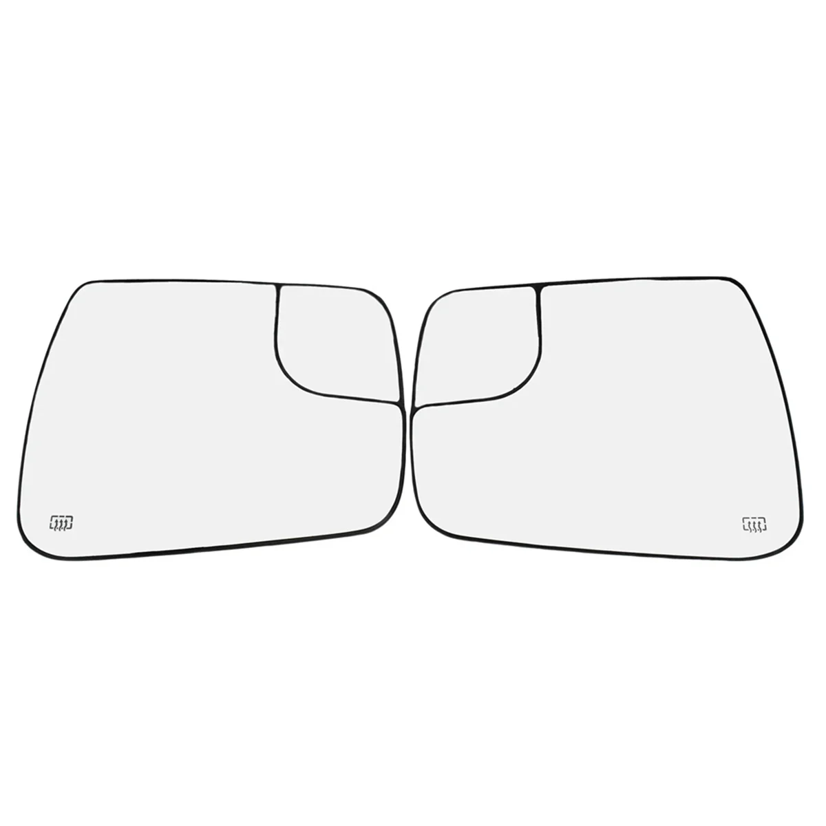 

68402037AA 68402036AA Reversing Mirror Tab with Blind Spot Mirror Gl Heater Tab Car for Dodge Ram 1500 2500 2019-2022