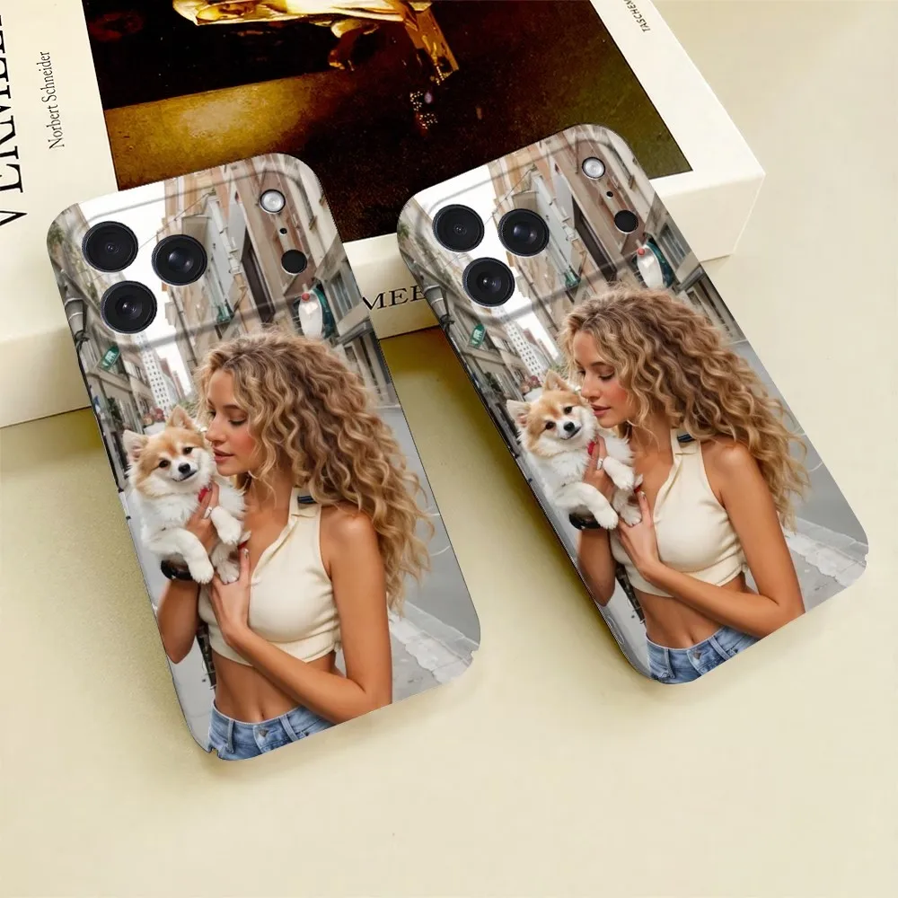 Coque de téléphone personnalisée avec photos DIY pour iPhone 17 16 15 14 13 12 11 Air Pro XS Max XR 8 Plus, film brillant, coque rigide en PC