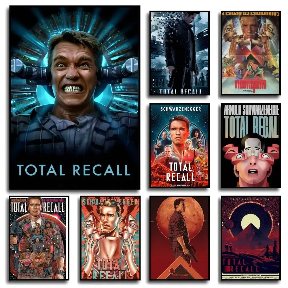 Total Recall Movie Poster Paper Print Art Painting Decoration Posters Living Room Quality Canvas Vintage Style Painting Home W