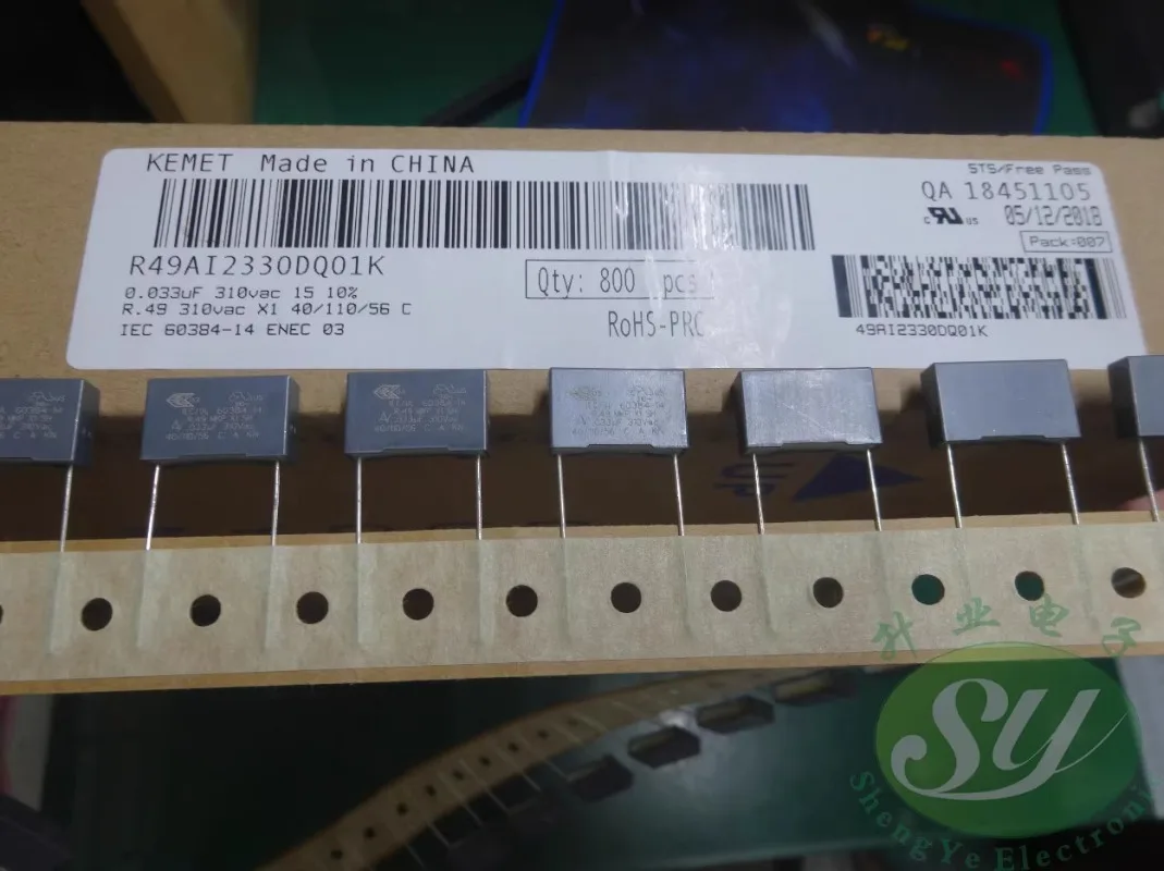 

20PCS AV R49AI2330DQ01K 0.033uf/310VAC 33nf 333 New film capacitor
