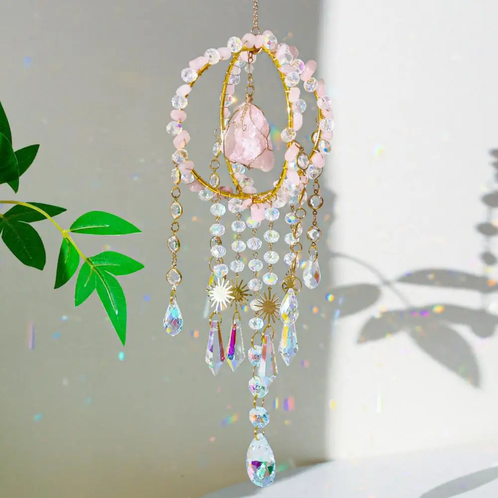 Stylish Home Accents Suncatcher Hanging Ornament Rainbow Maker Prism Ball Pendant Colorful Garden Patio Window Decor for Indoor